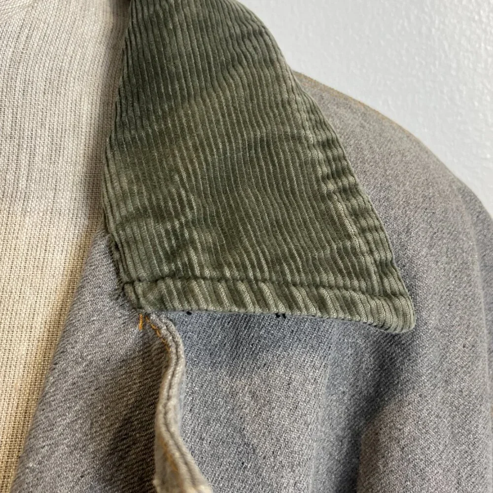 ARMANI JEANS BUCKLE DENIM FIELD JACKET - Picture 6 of 16